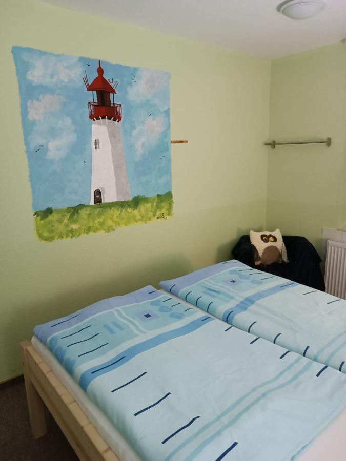 Ferien Wohnung -Leuchtturm Oldenswort Exterior foto